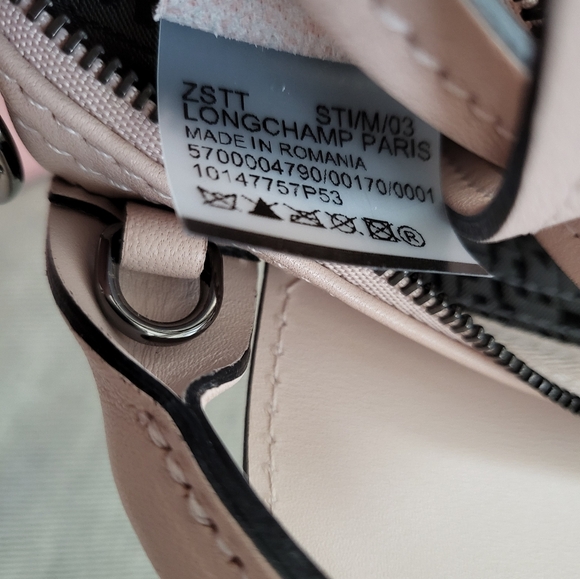 Longchamp Le Pliage Leather Crossbody Tote - Picture 8 of 8